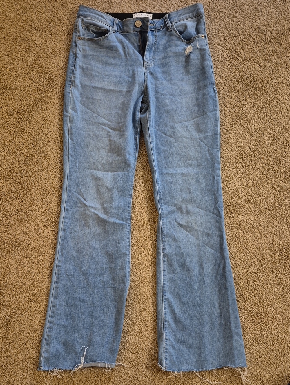 Knox Rose Light Blue Flare Jeans
